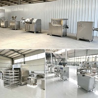 Machine de remplissage électrique automatique complète pour la production industrielle de produits carnés sous film plastique en rouleau, pour petites entreprises