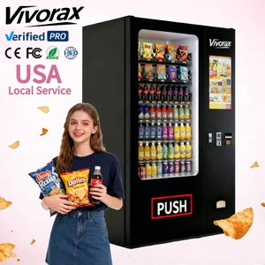 Ngoài Trời Tất Cả Các Đồ Ăn Nhẹ Đóng Băng Đồ Uống Thông Minh Tủ Lạnh Thực Phẩm Máy Bán Hàng Tự Động Cho Đồ Ăn Nhẹ Và Đồ Uống Màn Hình Lớn Các Mặt Hàng Bán Lẻ Tùy Chỉnh - Product Image 1