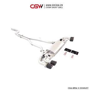 CGW出厂价格手势阀门控制性能排气消声器，适用于BMW X5 G05 3.0T X5M风格的猫 - Product Image 6