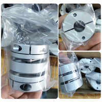 Coupleur d'axe à double diaphragme en aluminium sur mesure pour routeur CNC et machine laser CO2