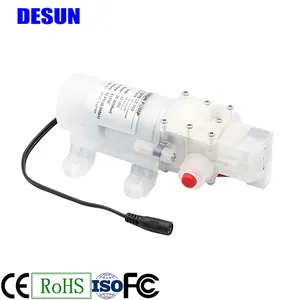 12V 24V 70W mini pompe à eau cc haute pression auto-primg de qualité alimentaire/pompe à lait/pompe à vin avec interrupteur d'alimentation