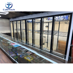 NSF cửa kính đi bộ trong mát đi bộ trong tủ đông hiển thị phòng lạnh cho đồ uống - Product Image 4