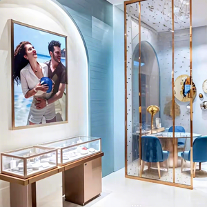 <span class=keywords><strong>Comptoir</strong></span> <span class=keywords><strong>de</strong></span> caisse en forme <span class=keywords><strong>de</strong></span> L pour épicerie, design moderne Funroad, en bois - Product Image 2