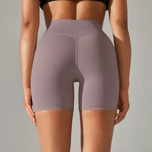 Wholesale Women 2024 High Waisted Seam Shorts Leggings Sports Tennis Tummy Control Tennis Gym Girls Fitness & Yoga Wear Pants