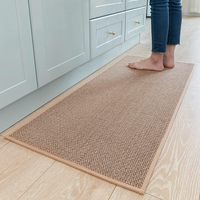 Tapis de cuisine en PVC tissé à impression numérique, longue bande absorbante, antidérapant, épais et imperméable pour l'exportation