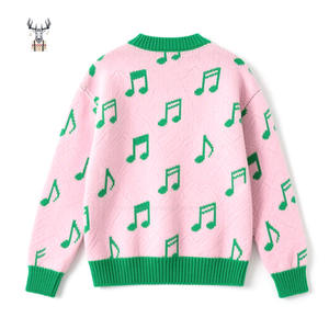 Nanteng produttore personalizzato moda femminile a maniche lunghe Jacquard vestiti in <span class=keywords><strong>maglia</strong></span> <span class=keywords><strong>donna</strong></span> cardigan maglione - Product Image 2