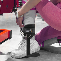 Sangles de cheville réglables et protectrices pour machines à câbles, idéales pour l'entraînement personnalisé des jambes et des fessiers en salle de sport