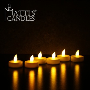 Matti es barato mini sin llama de té de plástico de la vela de la luz led con flicker - Product Image 4