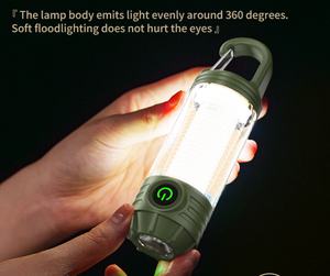 Bên Đèn LED Cắm trại đèn lồng di động ngoài trời treo ánh sáng 6-chế độ đèn pin cắm trại ánh sáng - Product Image 4