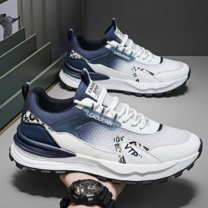 <b>Mens</b> <b>Shoes</b> Sports New Skateboarding Style Casual Work <b>Shoes</b> Waterproof Anti <b>Slip</b> Leather Surface Labor Protection Trendy <b>Shoes</b> - Product Image 2