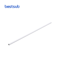 Pailles écologiques en acier inoxydable BestSub pour accessoires de bar, 0,4 po x 12,4 po, pour gobelets réutilisables de 40 oz