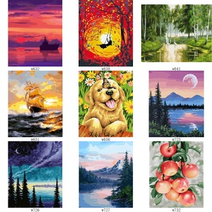 Hot Bán Tường Nghệ Thuật Nổi Tiếng Hướng Dương Sơn Dầu Tự Làm Sơn Bằng Số Van Gogh Cho Sinh Viên - Product Image 6