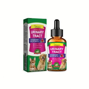 Gocce Naturali per Cani per il Supporto del Tratto Urinario con Mirtillo Rosso per Infezioni della Vescica - Product Image 1