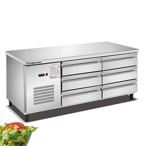 Bán nóng Tủ đông Đồng ống giữ tươi Tủ đông đông lạnh nhiệt độ kép bàn làm việc thương mại Tủ đông bàn làm việc - Product Image 1