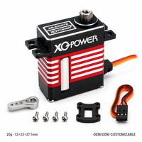 Servomoteurs à vendre XQ-POWER XQ-S2007D 7KG Servomoteur numérique sans noyau Engrenage en acier inoxydable Étanche 8.4V pour hélicoptère et avion RC