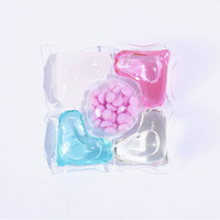Lessives enzymatiques 5-en-1 format voyage 10g, film PVA soluble dans l'eau, antibactériennes, nettoyage en profondeur des taches sur les vêtements