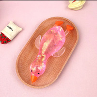 Aurora Duck Squishy Glitter Big Goose Slow Relief Stress Relief Toy Wholesale