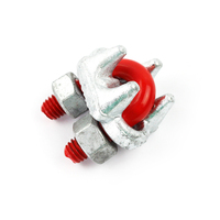 Industrial U Bolt Wire Rope Fastener Wire Rope Clip Standard 20mm Custom Wire Rope Grip Cable Clamp Hot Dip Galvaning Cable Clip