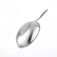 Casserole en titane ultra-légère avec couvercle en verre Batterie de cuisine Pro en acier inoxydable Batterie de cuisine antiadhésive durable Ensemble de casseroles et poêles