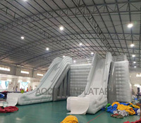 Glissière d'eau gonflable commerciale pour piscine, pour enfant, grand saut de maison bon marché, château gonflable, grand gonflable pour adulte