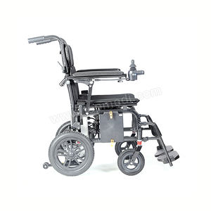Batteria al litio in fibra di carbonio piccole sedie a rotelle per disabili elettriche motorizzate leggere - Product Image 3