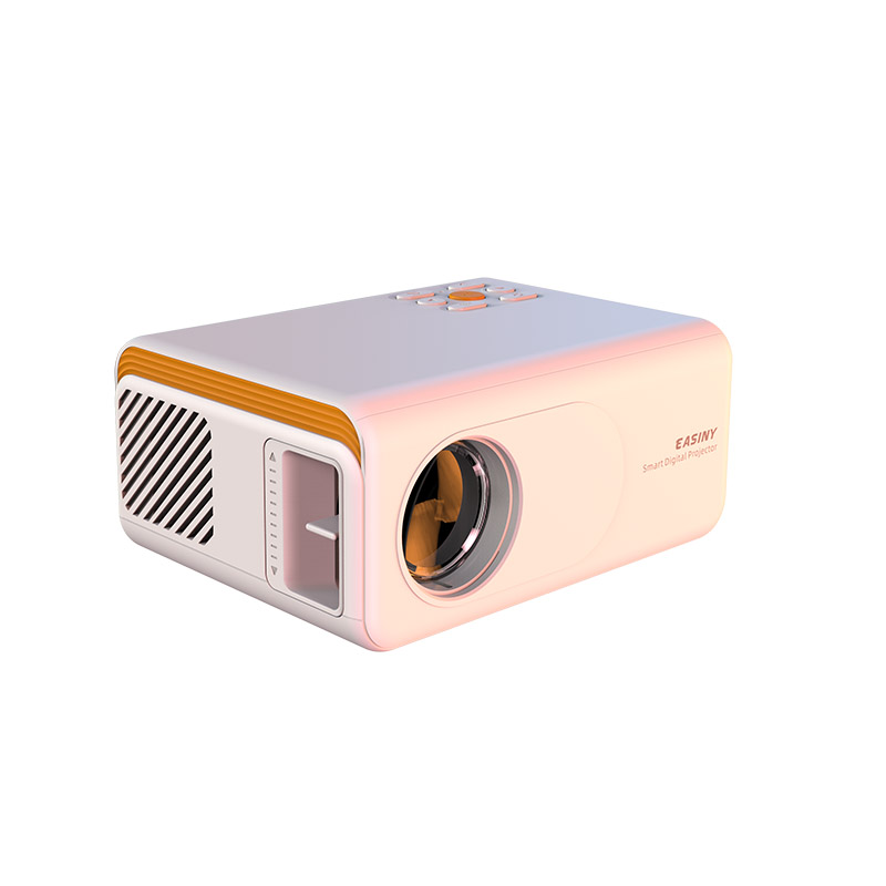 2022 new arrival E1 mirror wireless slim led high resolution multilingual home theater cinema education beamer projector