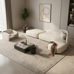 Canapé modulaire minimaliste moderne à trois places pour salons de beauté, hôtels, zones de réception, design d'angle créatif - Product Image 3