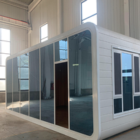 Maison en conteneur Apple Cabin Space Capsule Installation facile Voyage en plein air Loisirs Maison en conteneur écologique