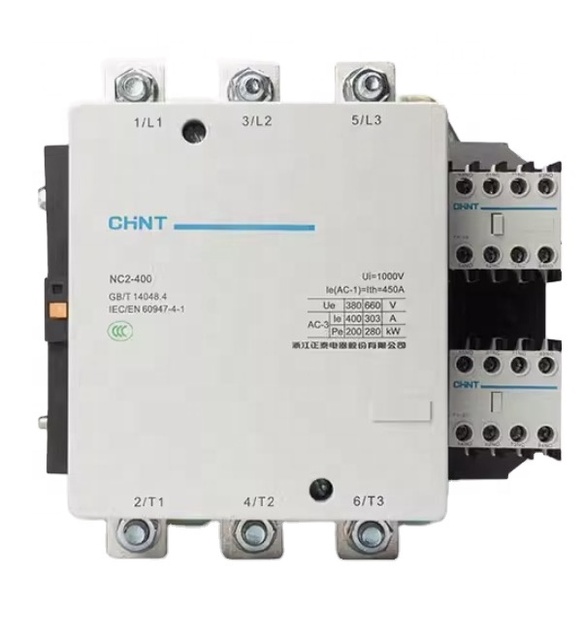 Chint AC contactor NC2 series new original AC contactor 115 150 185 225 265 330 400 500 630 800 coil voltage 48-380V