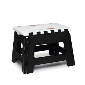 Print Heat Cute Kids Kitchen <strong>Fold</strong> <strong>up</strong> Home <strong>Stool</strong> Picnic Space Saving Plastic Retractable Foldable <strong>Stool</strong> - Product Image 3