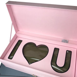 กล่องของขวัญที่มีโฟมบรรจุภัณฑ์ลายดอกไม้กล่องจดหมายกระดาษลายดอกกุหลาบว่างเปล่าหรูหราออกแบบได้<span class=keywords><strong>ต</strong></span>าม<span class=keywords><strong>ต</strong></span>้องการ - Product Image 4