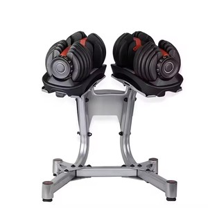 Haltères réglables en acier titane 24 kg - Poignée antidérapante écologique, prise en main confortable pour un entraînement du corps entier - Product Image 3