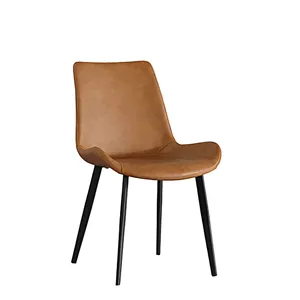Мебель для гостиной, тканевый чехол на заказ, роскошный стул, плетеный кожаный, высококачественный кожаный обеденный стул для столовой