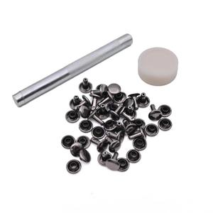 Rivets pour vêtements, clous ronds plats en laiton métallique, de 4 mm à 15 mm, durables pour sacs - Product Image 3