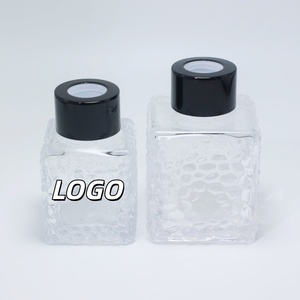 Wholesale <b>Small</b> Volume 50ml Reed Diffuser with Square Glass <b>Bottle</b> - Product Image 1