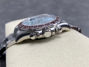 Reloj Mecánico Impermeable de Súper Calidad, Fábrica VS, 40 mm, Acero 904L, Movimiento 4131, Cronógrafo, Color Azul Hielo - Product Image 2