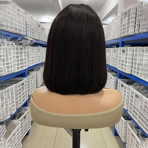 ISEE <span class=keywords><strong>Parrucca</strong></span> Bob Liscia in <span class=keywords><strong>Capelli</strong></span> Umani Naturali <span class=keywords><strong>con</strong></span> <span class=keywords><strong>Frangia</strong></span>, Senza Colla, <span class=keywords><strong>Parrucca</strong></span> Vietnamita Reale <span class=keywords><strong>con</strong></span> Pizzo HD - Product Image 4