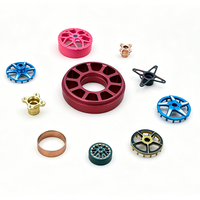 Moteur BLDC en aluminium 6061/7075, acier inoxydable, usinage CNC, cloche de rotor, couvercle de rotor, capuchon de rotor pour drone, anodisation