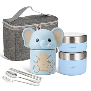 Boîte <span class=keywords><strong>alimentaire</strong></span> isotherme personnalisée 280ml 420ml 450ml, <span class=keywords><strong>thermos</strong></span> à soupe sous vide hermétique, boîte à lunch isolée <span class=keywords><strong>pour</strong></span> enfants - Product Image 1