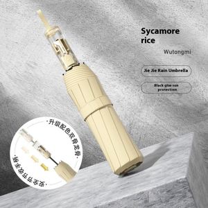Parapluie Rétractable Entièrement Automatique Moderne, Protection UV, Logo Imprimé, Pare-Soleil Épaissi, pour Femmes et Hommes, Idéal Voyage Pluie et Soleil - Product Image 6