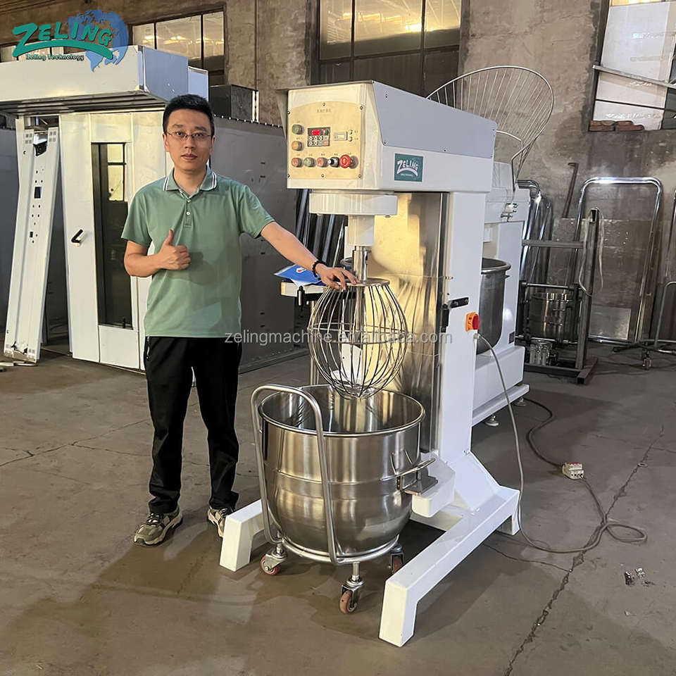 Cooking Mixer Machine Factory 120L Planetary Mixer Machine ZL-120L Heavy Duty Cake Batter Mixer 6.6kW ...