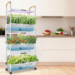 Macchina Intelligente <span class=keywords><strong>per</strong></span> Coltivazione Indoor Senza Suolo, Coltivazione Idroponica di Verdure, Sistema di Coltivazione Domestico Multistrato - Product Image 1