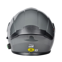 Casque Moto Modulaire DOT en Promotion avec Double Visière, Casque Relevable avec Bluetooth et Gants – Ensemble Trois Pièces pour Cyclisme – Direct Usine