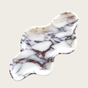 Bandeja de Frutas Irregular de Mármol Travertino Stonekocc con Patrón Art <span class=keywords><strong>Deco</strong></span> Grabado, Estilo Antiguo, Decoración para el Hogar - Product Image 6