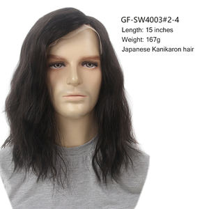 Peluca de encaje frontal de exportación transfronteriza para <span class=keywords><strong>hombre</strong></span>, peluca de encaje pequeño en forma de T, peluca de seda japonesa con abertura para el pelo - Product Image 6