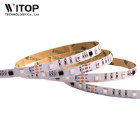 Bande LED WS2812B SK6812 5050RGB 30 LED/M adressable SPI avec télécommande IP20 5V