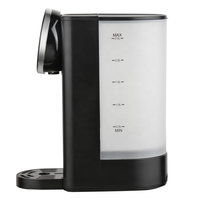 Distributeur d'eau électrique de bureau en plastique de 2,5 L avec chauffe-eau chaud/froid pour usage domestique et hôtelier