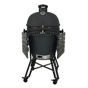 <span class=keywords><strong>Barbecue</strong></span> Kamado Auplex Luxe en Céramique Premium 21-22 Pouces, en Acier Inoxydable, Sans Fumée, Hauteur Réglable, pour Extérieur - Product Image 2