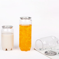 Prix d'usine – Bouteille en PET de qualité alimentaire de 250 ml, 330 ml, 500 ml, 650 ml, 700 ml avec couvercle à ouverture facile pour boissons