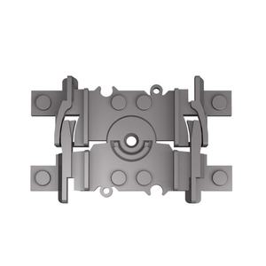 Ensemble de blocs de construction de rails de train en plastique 9003, rails droits et courbes, jouet de construction de ville de train DIY pour enfants - Product Image 3